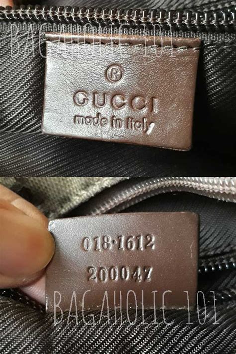 check gucci serial number.